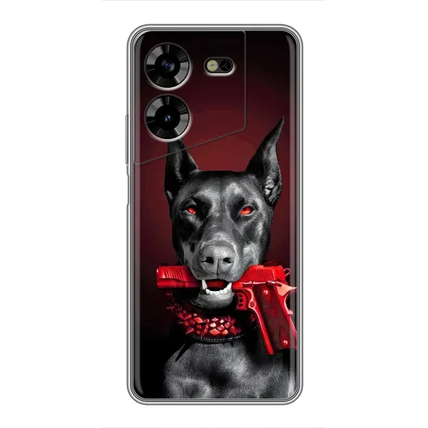 Чехол с рисунком «Доберман злой» для TECNO POVA 5 (LG7n) Чехол с рисунком «Доберман злой» для TECNO POVA 5 (LG7n)