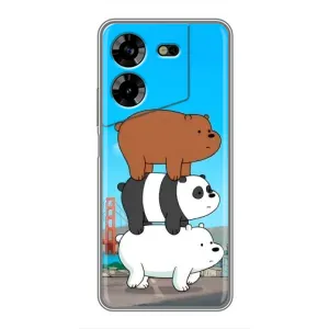 Чехлы с Пандами на Tecno POVA 5 (LG7n) (Друзья)