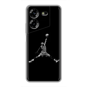 Силіконовый Чохол Nike Air Jordan на Техно Пова 5 (Джордан)