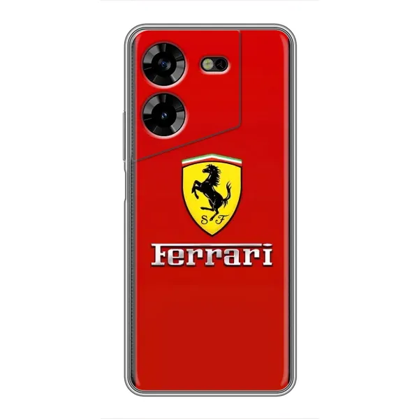Чехол с рисунком «Ferrari Logo» для TECNO POVA 5 (LG7n)