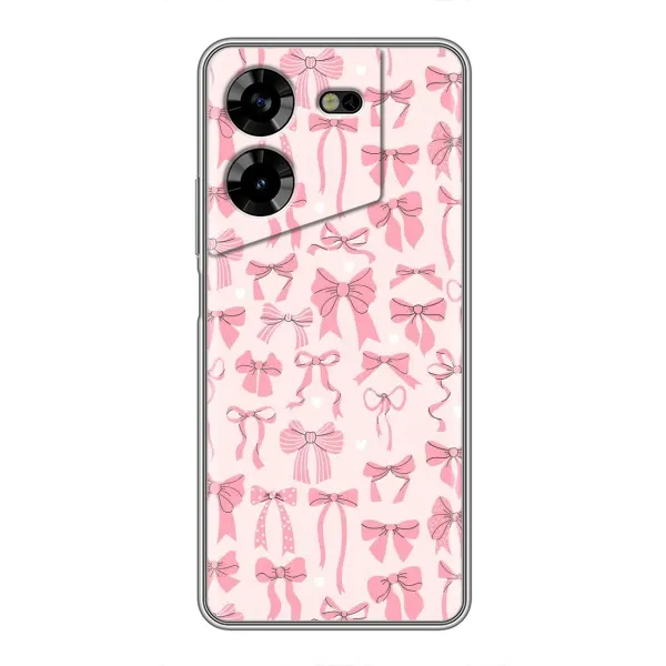 Чехол с рисунком «Фон бантики» для TECNO POVA 5 (LG7n) Чехол с рисунком «Фон бантики» для TECNO POVA 5 (LG7n)