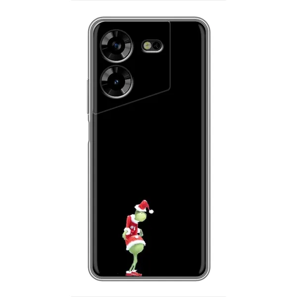 Чехол с рисунком «Гринч на чорном» для TECNO POVA 5 (LG7n) Чехол с рисунком «Гринч на чорном» для TECNO POVA 5 (LG7n)