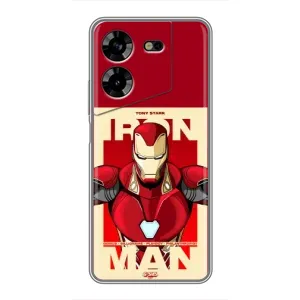 Чехол Супергерой Железный человек на Tecno POVA 5 (LG7n) (Iron man)