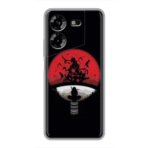 Чехлы с картинкой Итачи Учиха на Tecno POVA 5 (LG7n) (Итачи на черном)
