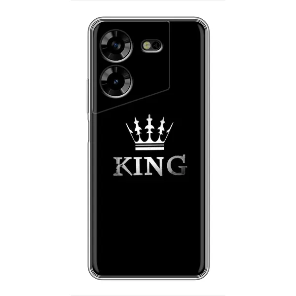 Чехол с рисунком «KING» для TECNO POVA 5 (LG7n) Чехол с рисунком «KING» для TECNO POVA 5 (LG7n)