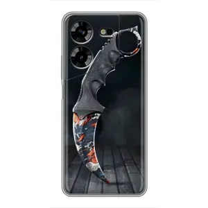Чехол КИБЕРСПОРТ для Tecno POVA 5 (LG7n) (Кинжал КС ГО)