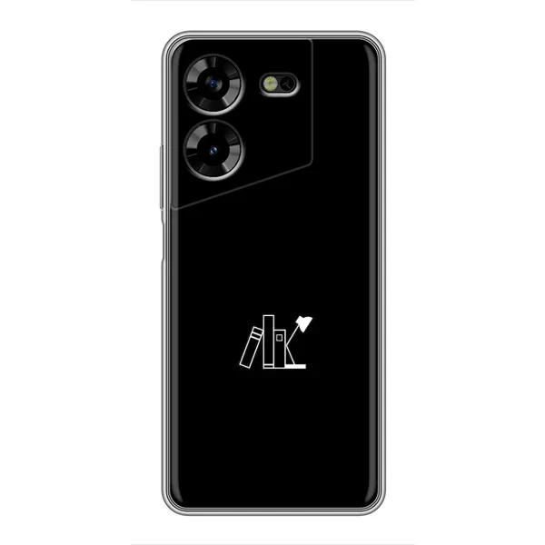 Чехол с рисунком «Книжки» для TECNO POVA 5 (LG7n)
