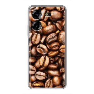 Чехол с изображением вкусной еды для Tecno POVA 5 (LG7n) (Кофе)