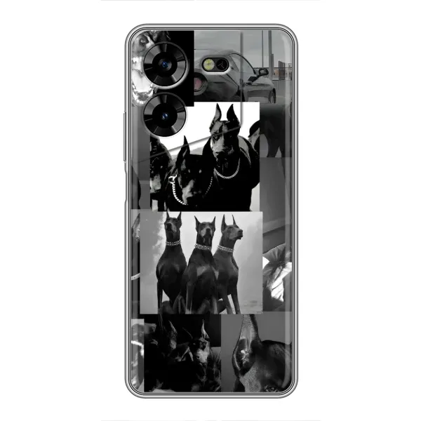 Чехол с рисунком «Коллаж Доберман» для TECNO POVA 5 (LG7n) Чехол с рисунком «Коллаж Доберман» для TECNO POVA 5 (LG7n)