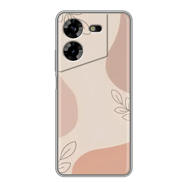 Чехол с рисунком «Коричневый фон» для TECNO POVA 5 (LG7n)