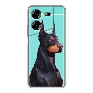 Чехол ДОБЕРМАН для Tecno POVA 5 (LG7n) (Король доберман)