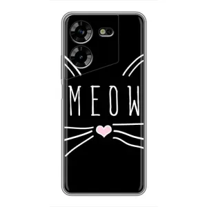 Бампер с изображением Котиков для Техно Пова 5 (КОТИК MEOW)