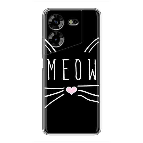 Чехол с рисунком «КОТИК MEOW» для TECNO POVA 5 (LG7n) Чехол с рисунком «КОТИК MEOW» для TECNO POVA 5 (LG7n)