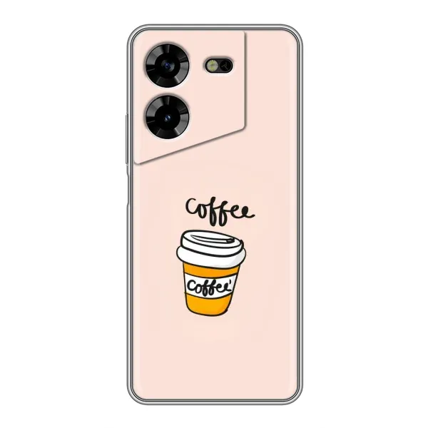 Чехол с рисунком «Кружка кофе» для TECNO POVA 5 (LG7n) Чехол с рисунком «Кружка кофе» для TECNO POVA 5 (LG7n)