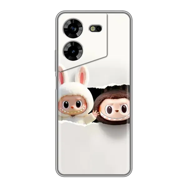 Чехол с рисунком «Фигурки Labubu» для TECNO POVA 5 (LG7n) Чехол с рисунком «Фигурки Labubu» для TECNO POVA 5 (LG7n)