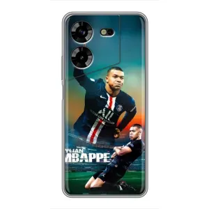 Чехол (TPU) с Футболистом на Tecno POVA 5 (LG7n) (MBAPPE)
