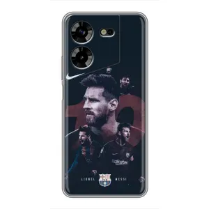 Чехлы Лео Месси Аргентина для Tecno POVA 5 (LG7n) (Месси 10)