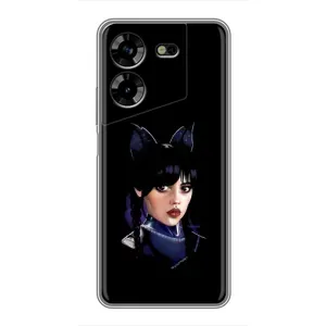 Чохол з картинкою Венсдей на Tecno POVA 5 (LG7n) (Мила Венсдей)
