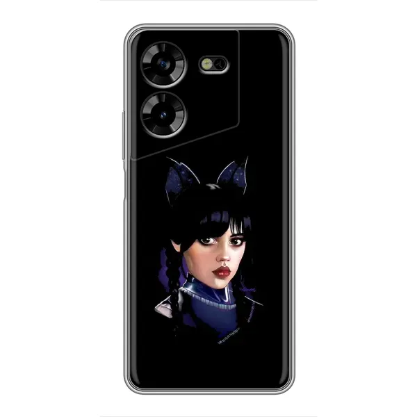 Чехол с рисунком «Милая Уэнсдей» для TECNO POVA 5 (LG7n) Чехол с рисунком «Милая Уэнсдей» для TECNO POVA 5 (LG7n)