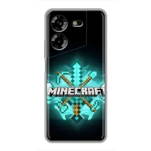 Чохол майнкрафт для Tecno POVA 5 (LG7n) (MineCraft 2)
