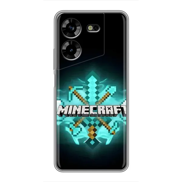 Чехол с рисунком «MineCraft 2» для TECNO POVA 5 (LG7n)