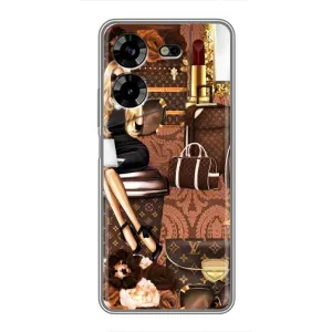 Чохол Стиль Louis Vuitton на Tecno POVA 5 (LG7n) (Мода Луі Віттон)