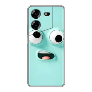 Силиконовые Чехлы (смешные стикеры) для Tecno POVA 5 (LG7n) (Забавное мятное лицо)