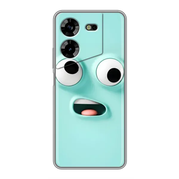 Чехол с рисунком «Забавное мятное лицо» для TECNO POVA 5 (LG7n) Чехол с рисунком «Забавное мятное лицо» для TECNO POVA 5 (LG7n)