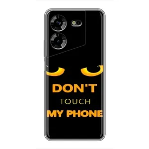 Чехол с Прикольным принтом на Tecno POVA 5 (LG7n) (Не трогай мой телефон)