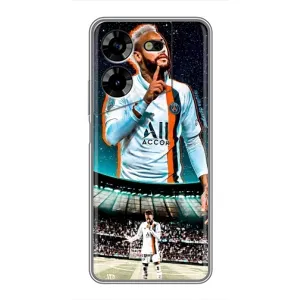 Силиконовый Чехол Tecno POVA 5 (LG7n) (Неймар ПСЖ)