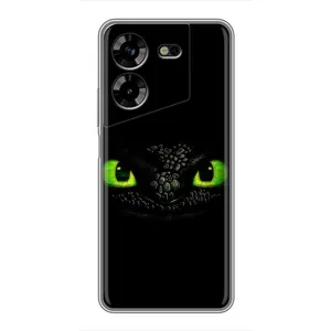 Чехол дракон Беззубик для Tecno POVA 5 (LG7n) (Глаза Беззубика)