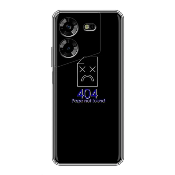 Чехол с рисунком «Ошибка 404» для TECNO POVA 5 (LG7n) Чехол с рисунком «Ошибка 404» для TECNO POVA 5 (LG7n)