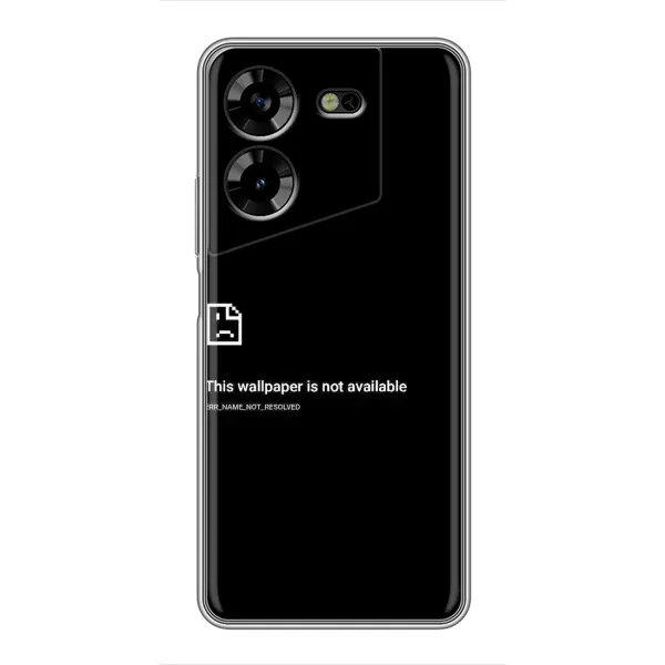 Чехол с рисунком «Ошибка» для TECNO POVA 5 (LG7n) Чехол с рисунком «Ошибка» для TECNO POVA 5 (LG7n)