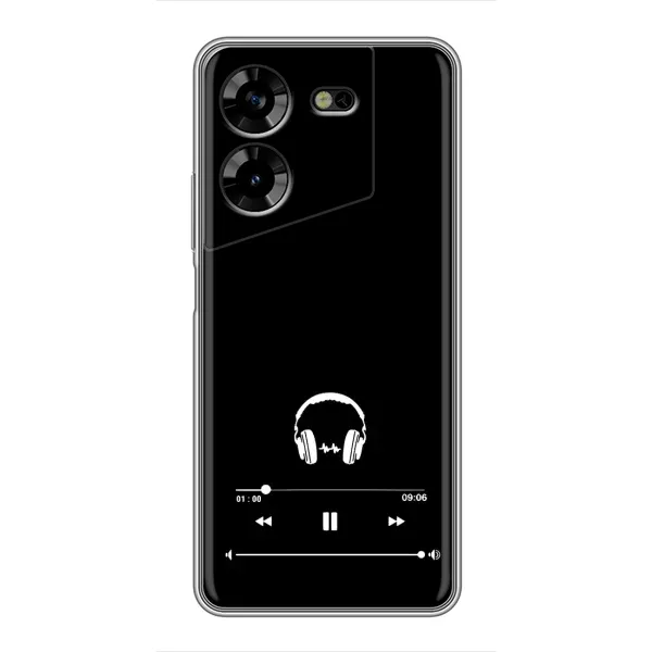 Чехол с рисунком «Плеер» для TECNO POVA 5 (LG7n)