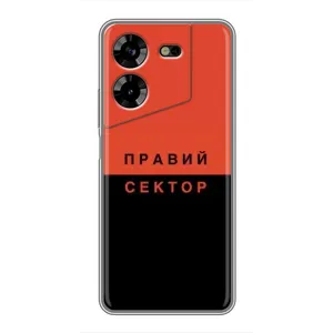Чехлы УПА (Красно-Чёрный) на Tecno POVA 5 (LG7n) (Правый Серктор)