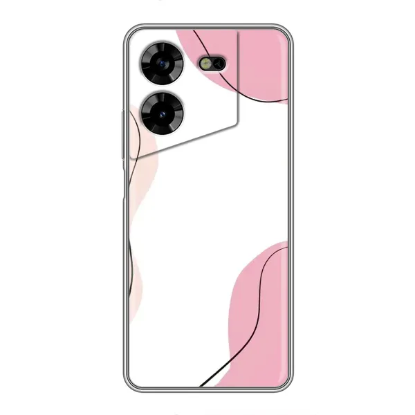Чехол с рисунком «Розовый фон» для TECNO POVA 5 (LG7n)
