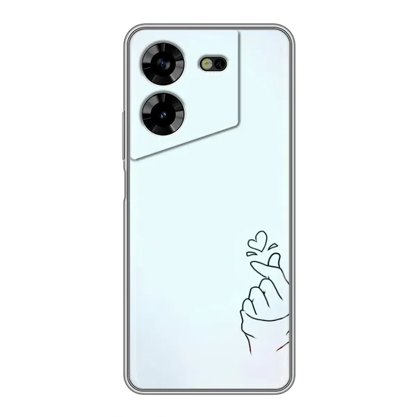 Чехол с рисунком «Сердце на голубом» для TECNO POVA 5 (LG7n) Чехол с рисунком «Сердце на голубом» для TECNO POVA 5 (LG7n)