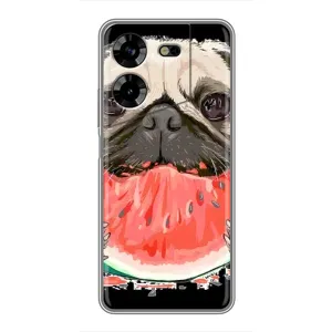 Чехол (ТПУ) Милые собачки для Tecno POVA 5 (LG7n) (Смешной Мопс)