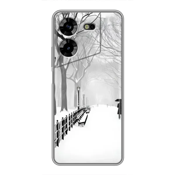Чехол с рисунком «Снегом замело» для TECNO POVA 5 (LG7n) Чехол с рисунком «Снегом замело» для TECNO POVA 5 (LG7n)