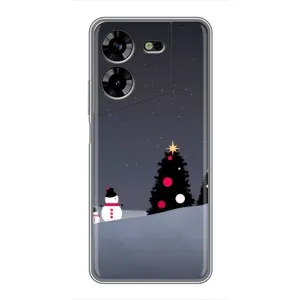 Чохли на Новий Рік Tecno POVA 5 (LG7n) (Сніговички)