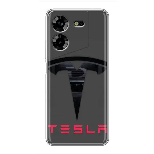 Чехол с рисунком «Logo TESLA» для TECNO POVA 5 (LG7n)