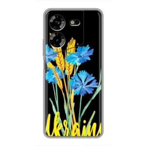Чохол на Tecno POVA 5 (LG7n) (Український дизайн) (Україна в квітах)