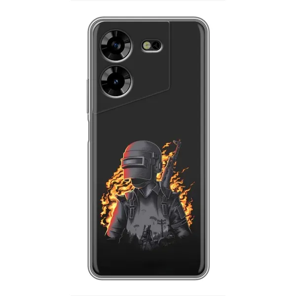 Чехол с рисунком «В огне» для TECNO POVA 5 (LG7n) Чехол с рисунком «В огне» для TECNO POVA 5 (LG7n)
