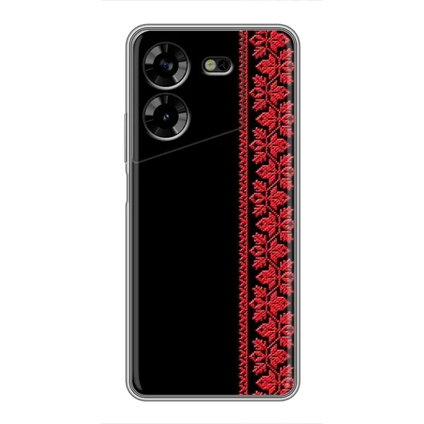Чехол с рисунком «Вышиванка на черном» для TECNO POVA 5 (LG7n) Чехол с рисунком «Вышиванка на черном» для TECNO POVA 5 (LG7n)