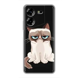 Чехол на тематику: Коты для TECNO POVA 5 (LG7n) (Взгляд кота)