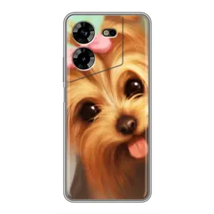 Чехол (ТПУ) Милые собачки для Tecno POVA 5 (LG7n) (Йоршенский терьер)