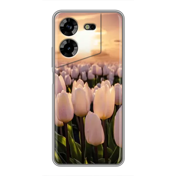 Чехол с рисунком «Закат с цветами» для TECNO POVA 5 (LG7n) Чехол с рисунком «Закат с цветами» для TECNO POVA 5 (LG7n)