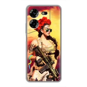 ЗСУ Чехлы (TPU) для Tecno POVA 5 (LG7n) (Женщина солдат)