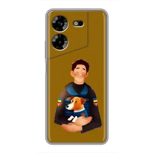 Чехол с принтом для Tecno POVA 5 (LG7n) (ЗСУ Патрон)