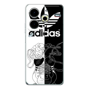 Чехол в стиле "Адидас" для Пова 6 Нео 5G (Adidas шнурки)